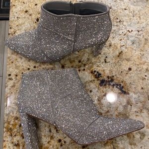 Steve Madden Rhinestone Sparkle Booties